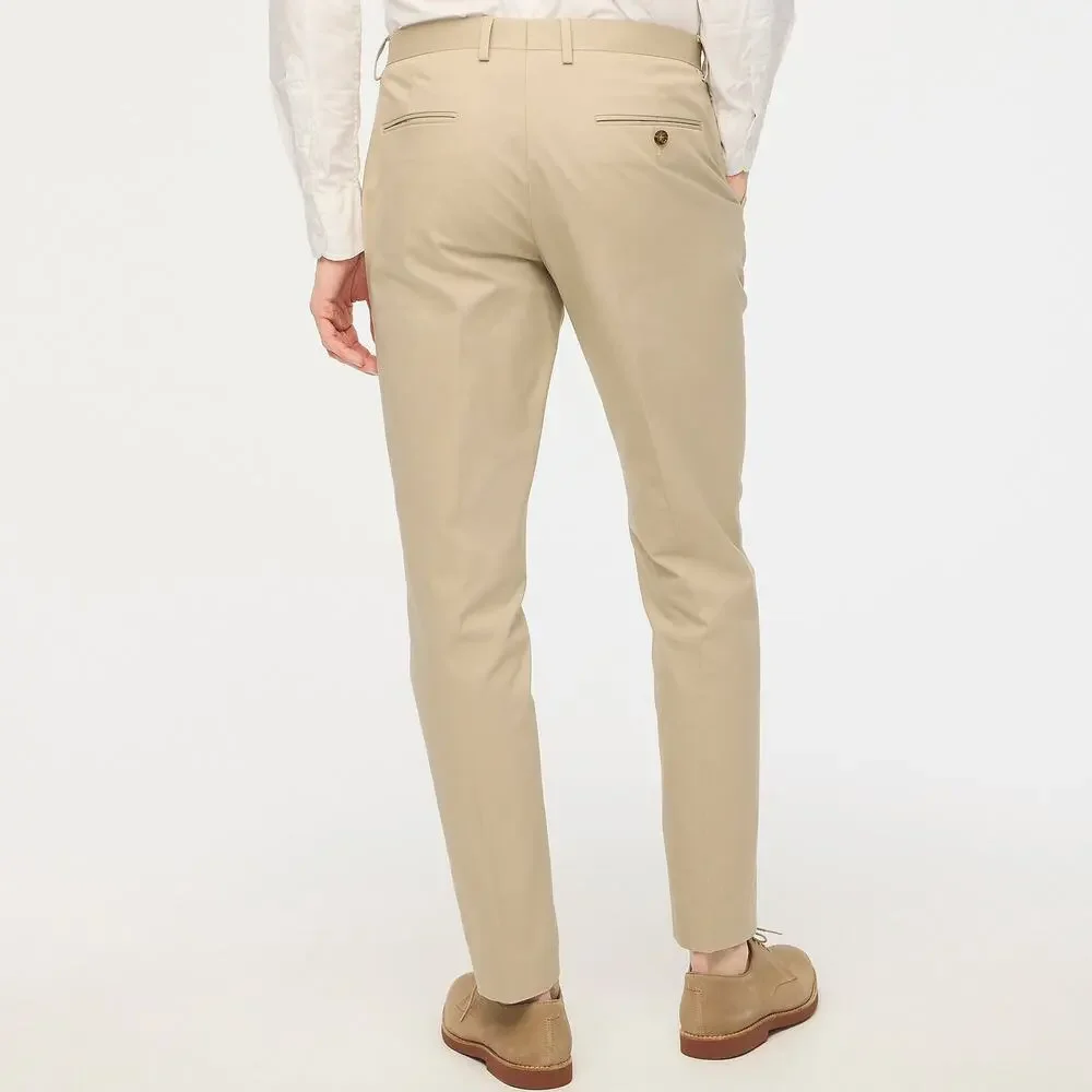 J.Crew Factory  Slim-fit Thompson chino suit pant Sandy Dune 33/32